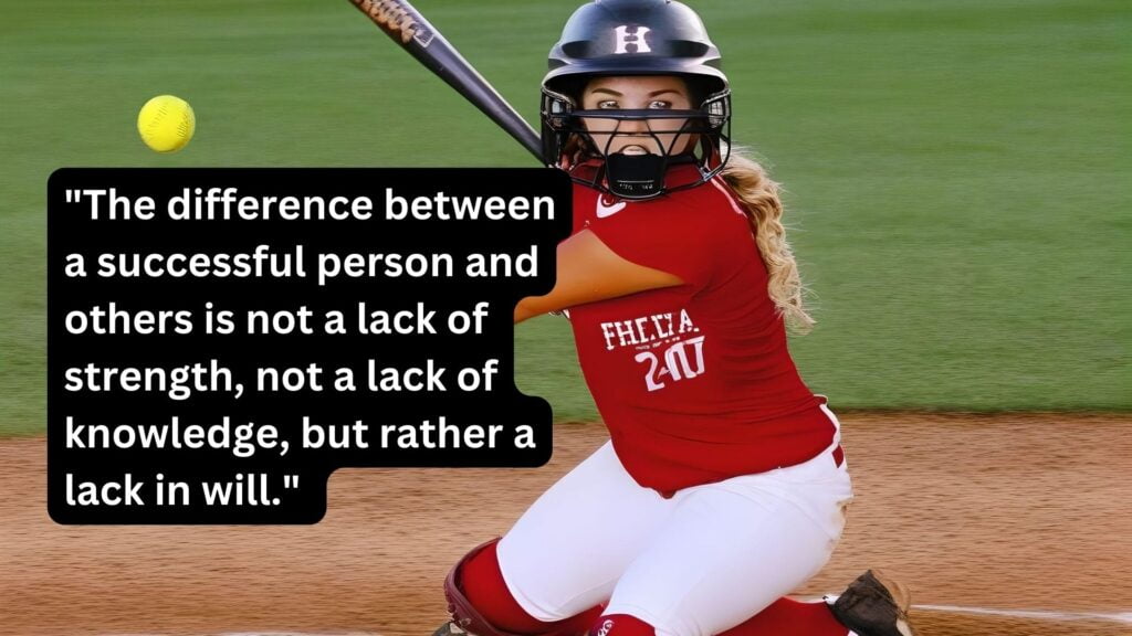 Inspirational Softball Quotes