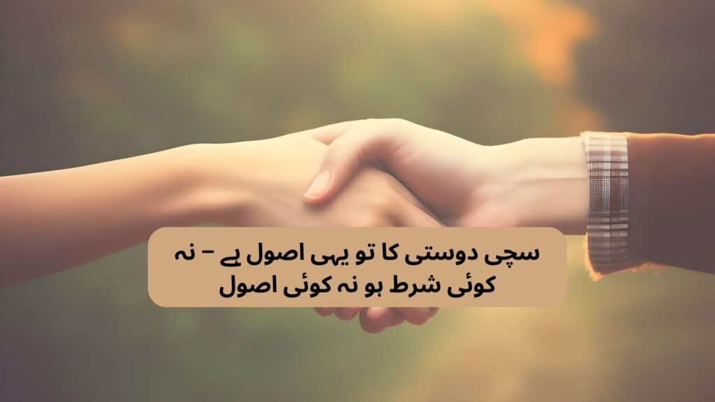 Friendship Quotes in Urdu