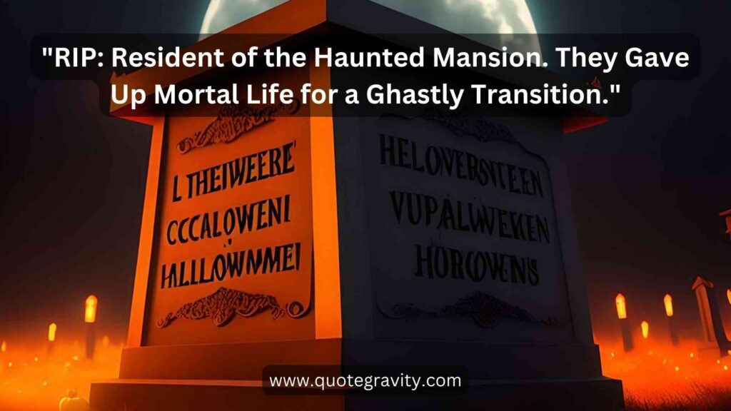 halloween tombstone sayings