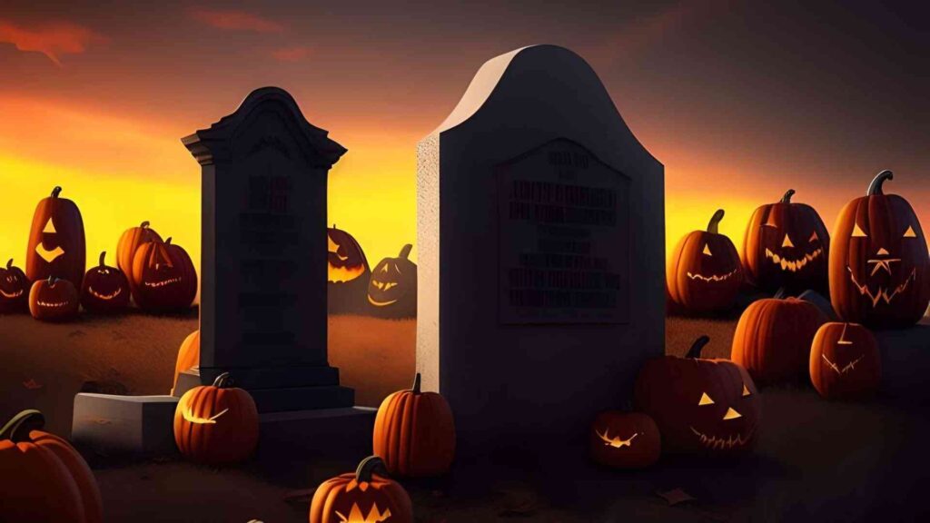 halloween tombstone sayings