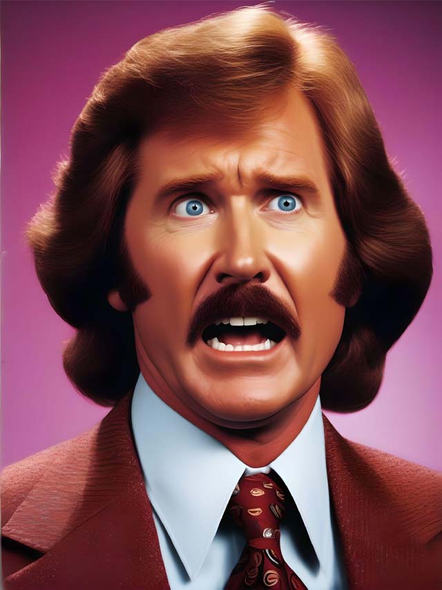 Poster Anchorman - The Legend of Ron Burgundy