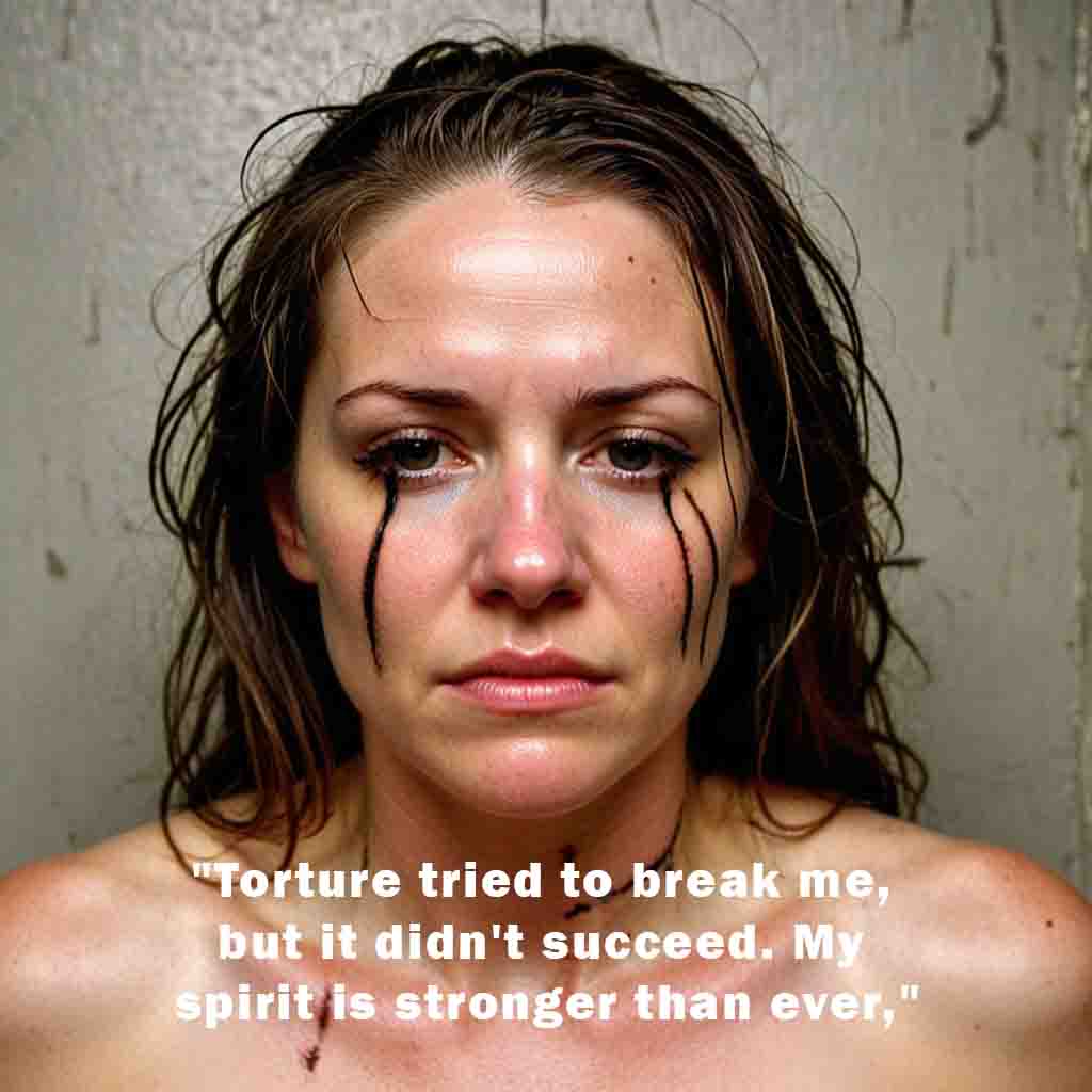 Torture tried to break me but it didnt succeed. My spirit is stronger than ever