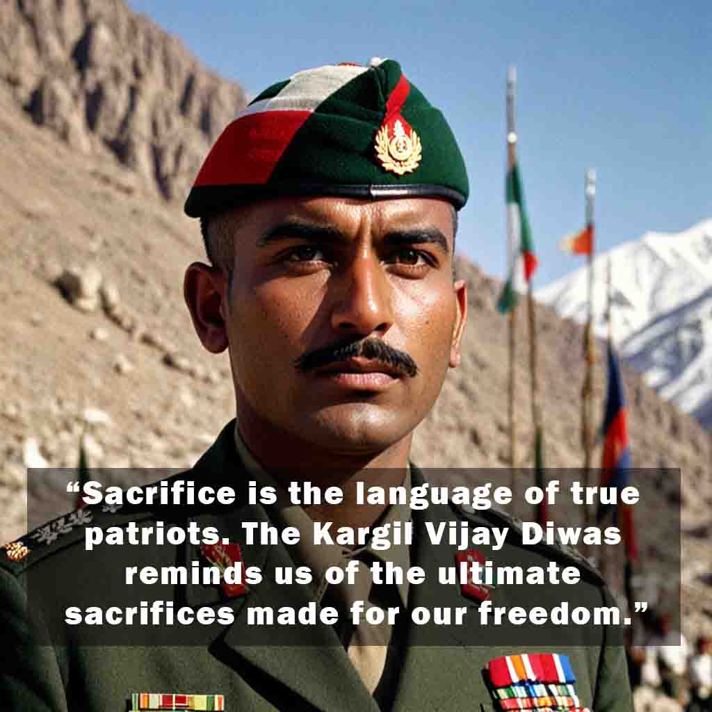 Sacrifice is the language of true patriots. The Kargil Vijay Diwas reminds us of the ultimate sacrifices made for our freedom