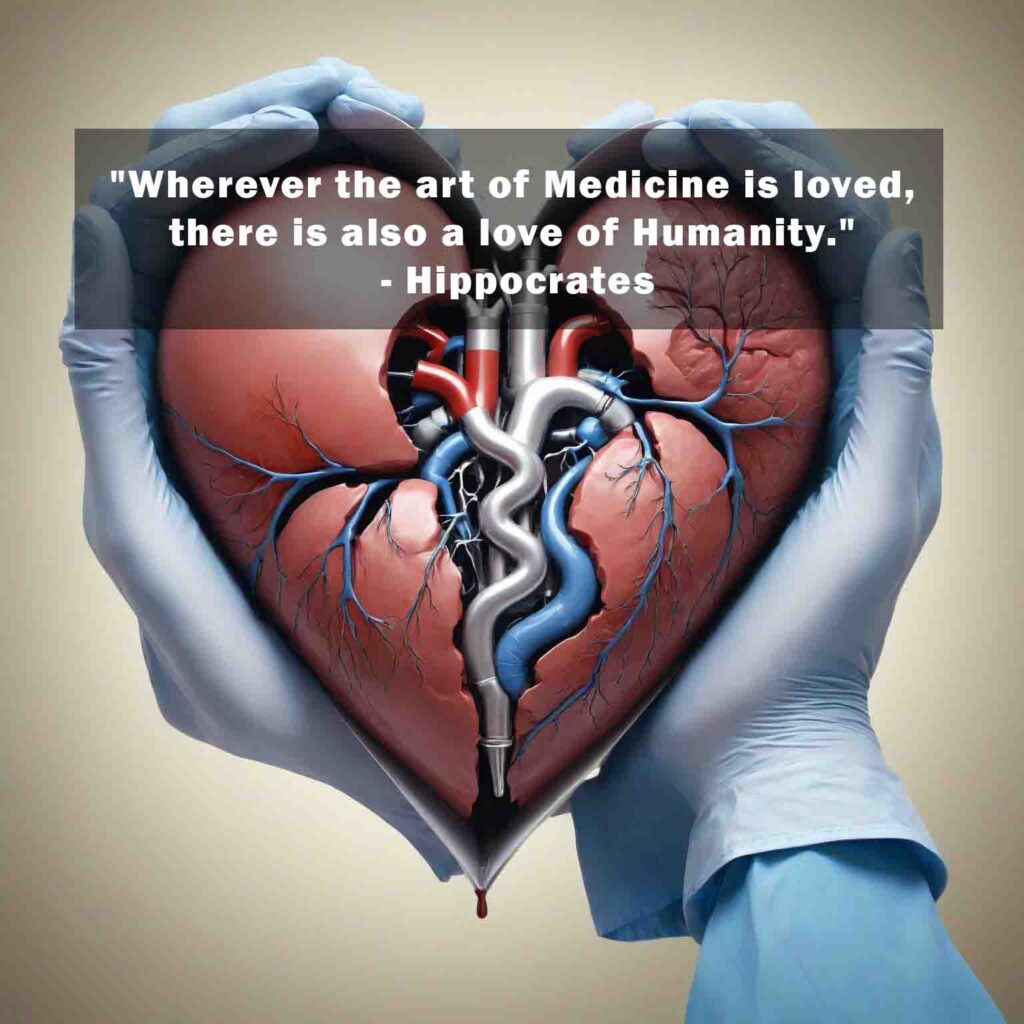 Wherever the art of Medicine is loved there is also a love of Humanity