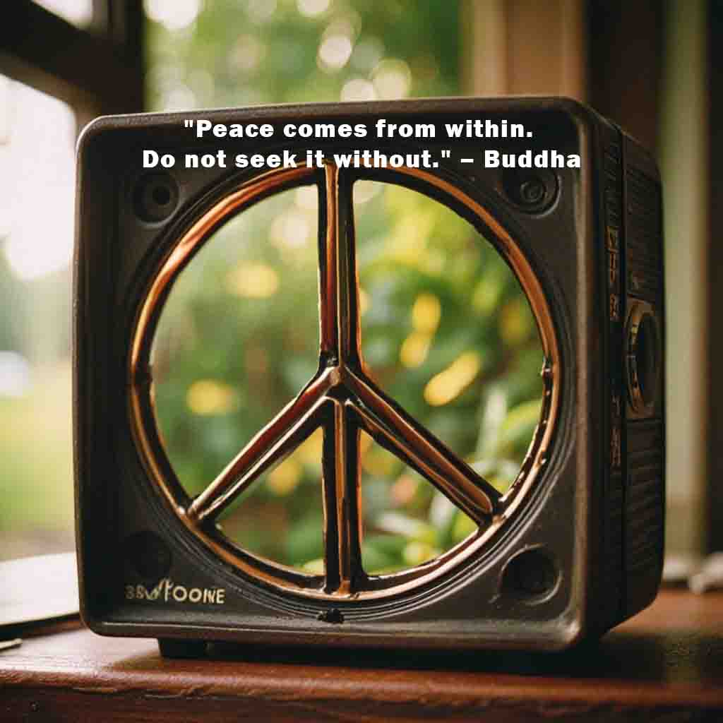 Peace comes from within. Do not seek it without