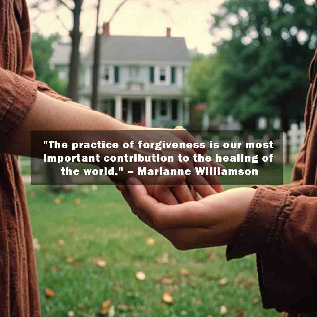 The practice of forgiveness is our most important contribution to the healing of the world